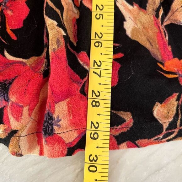 Free People Tegan Printed Long-Sleeve Mini Dress In Black Combo Size 4 - Picture 9 of 11